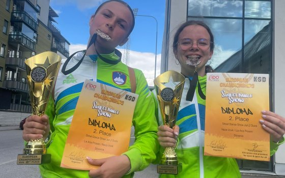 Zaključek plesne sezone z evropskimi prvaki in podprvaki Zaključek plesne sezone z evropskimi prvaki in podprvaki