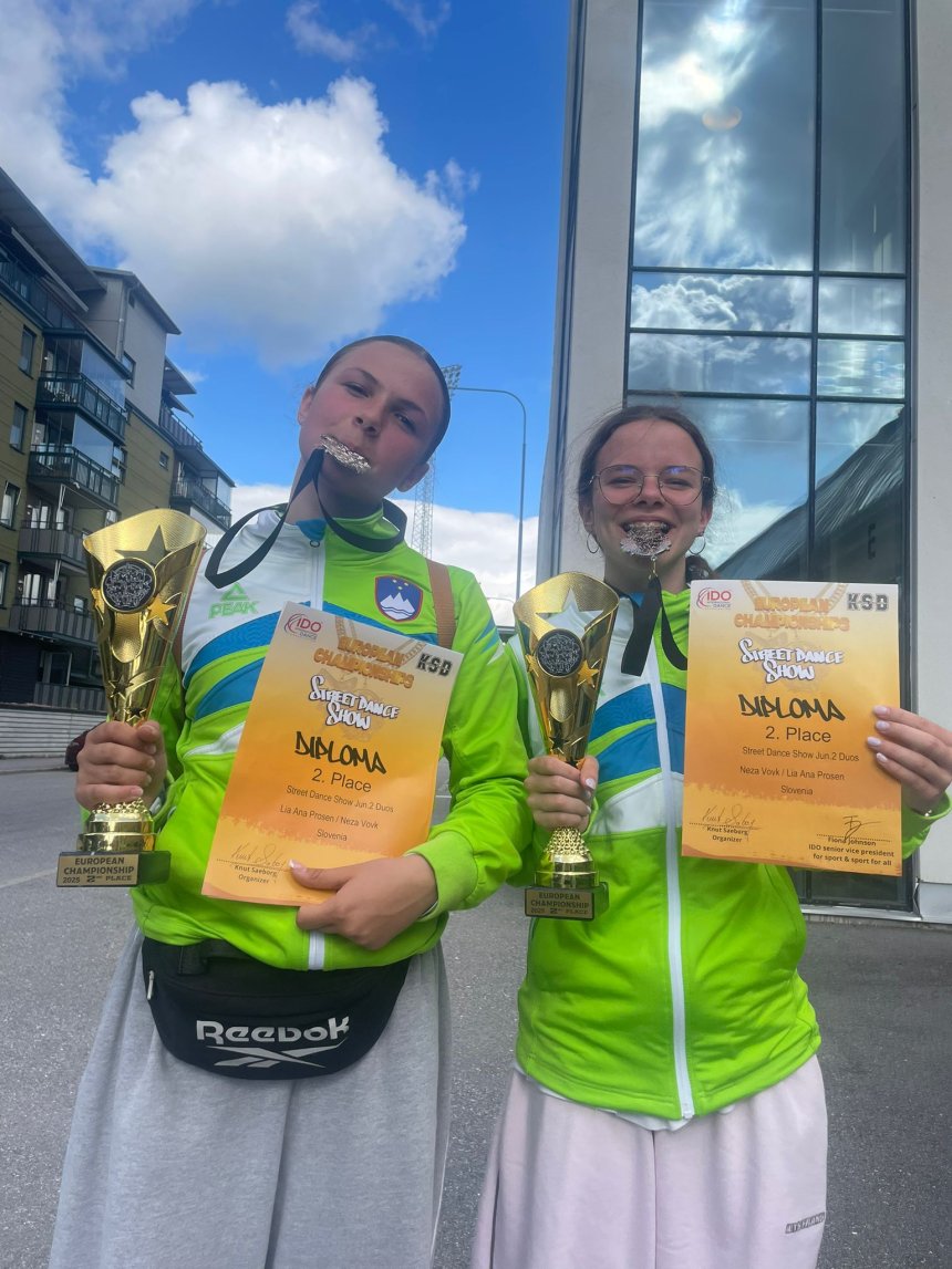Zaključek plesne sezone z evropskimi prvaki in podprvaki Zaključek plesne sezone z evropskimi prvaki in podprvaki